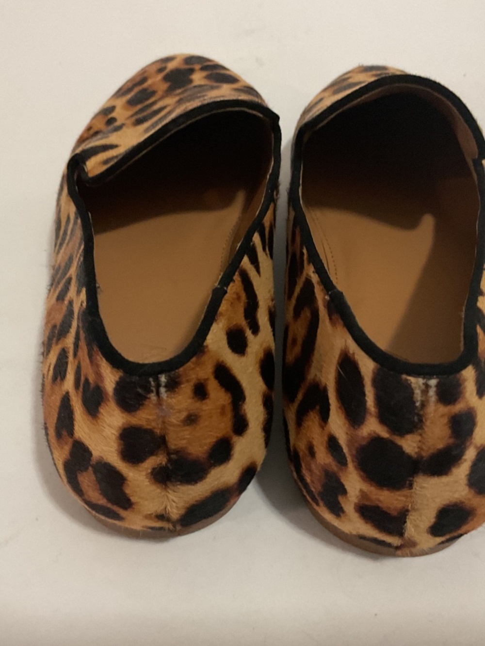 J. Crew NWOT Leopard Print Calf Hair Loafers, Size 7.5 - Picture 4 of 6